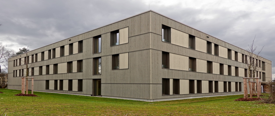 Neubau - Amt für Ernährung, Landwirtschaft und Forsten in Ansbach (Außenansicht) - © Staatliches Bauamt Ansbach